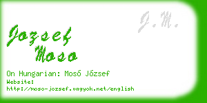 jozsef moso business card